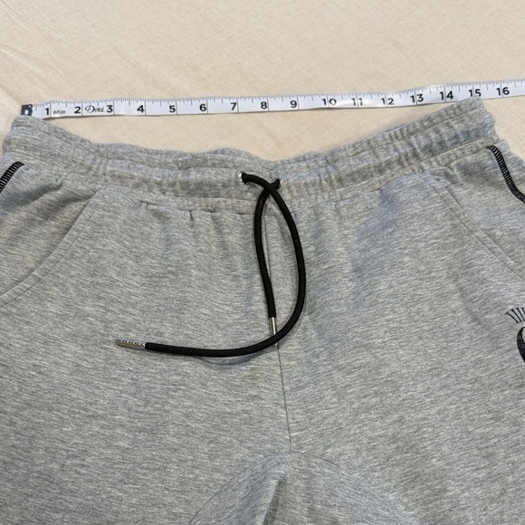 Gray Athletic Shorts with Black Accents - Picture 6 of 11